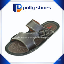 Wholesale New Style Flat Men Leather Slipper